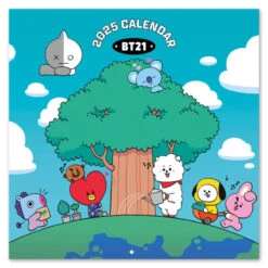 Calendario De Pared 2025 BT21