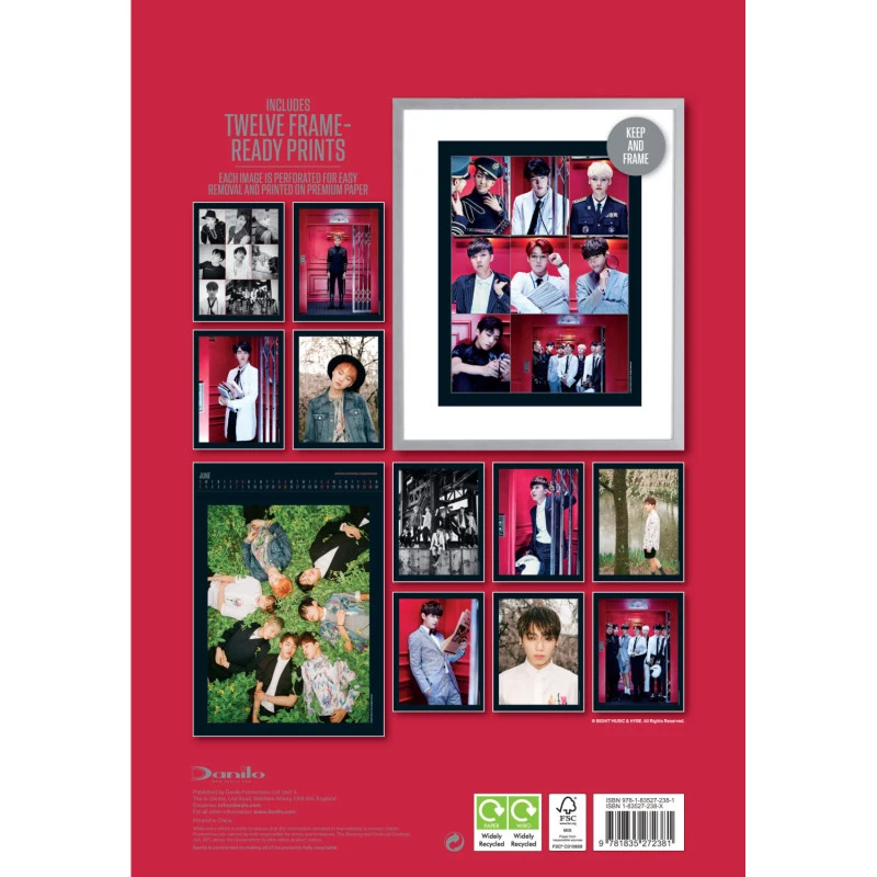 Calendario De Pared 2025 BTS A3 Deluxe 4 Calendario De Pared 2025 BTS A3 Deluxe - Imagen 2