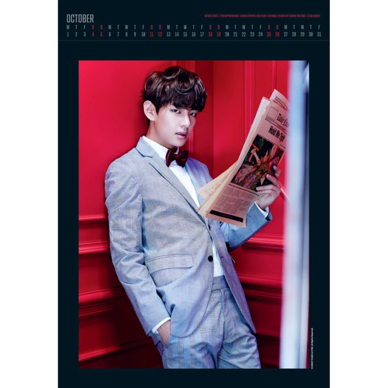 Calendario De Pared 2025 BTS A3 Deluxe 6 Calendario De Pared 2025 BTS A3 Deluxe - Imagen 4