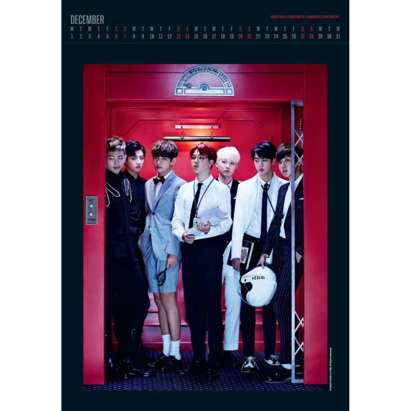 Calendario De Pared 2025 BTS A3 Deluxe 3 Calendario De Pared 2025 BTS A3 Deluxe