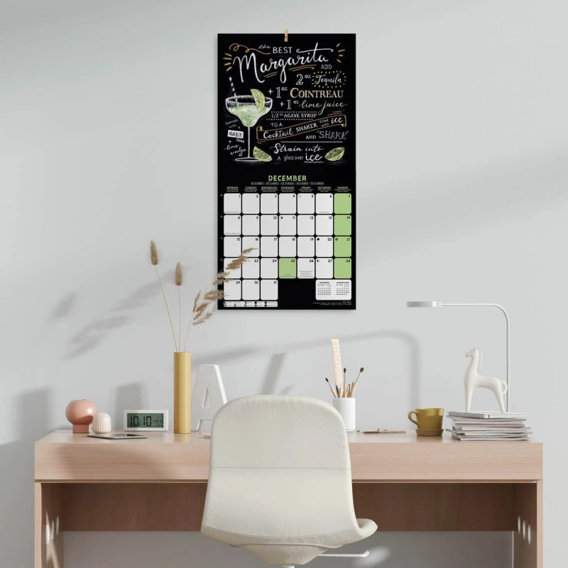 Calendario De Pared 2025 Cocktails 6 Calendario De Pared 2025 Cocktails - Imagen 4