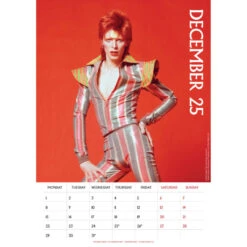 Calendario De Pared 2025 David Bowie A3 -Eric Ventas calendario de pared 2025 david bowie a3 3