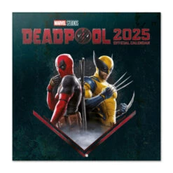Calendario De Pared 2025 Deadpool Marvel
