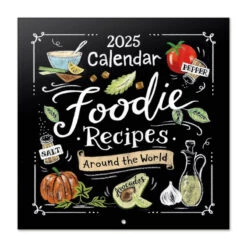 Calendario De Pared 2025 Recetas De Cocina Foodie Recipes