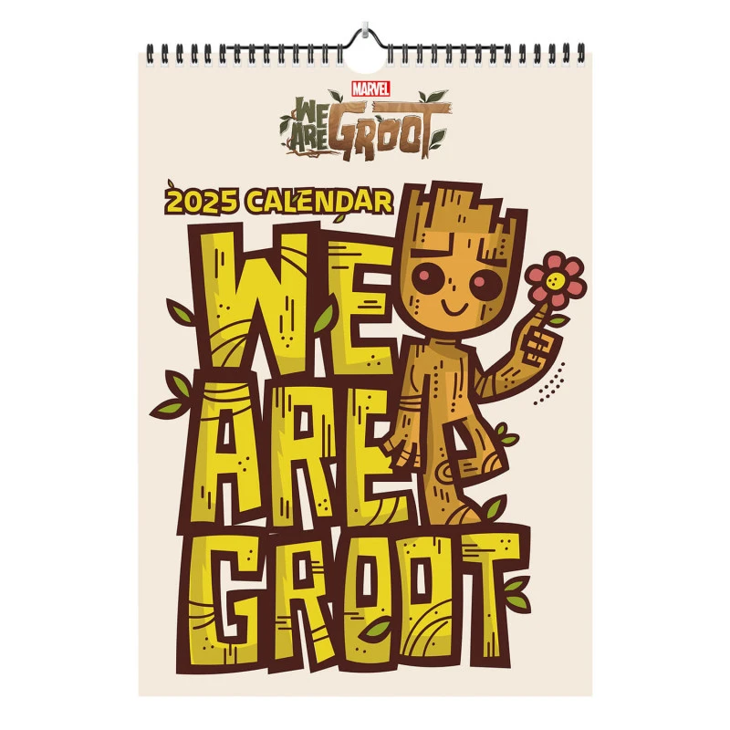 Calendario De Pared 2025 Groot Marvel A3 3 Calendario De Pared 2025 Groot Marvel A3