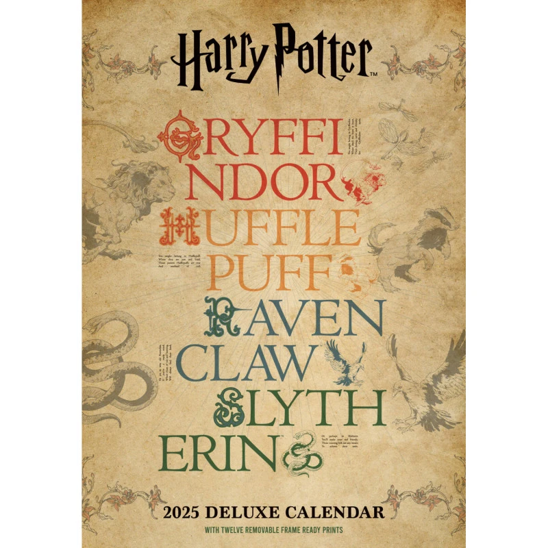 Calendario De Pared 2025 Harry Potter A3 Deluxe 3 Calendario De Pared 2025 Harry Potter A3 Deluxe