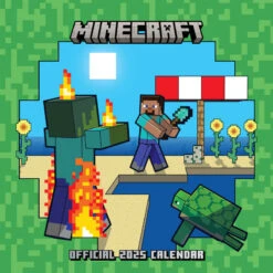 Calendario De Pared 2025 Minecraft