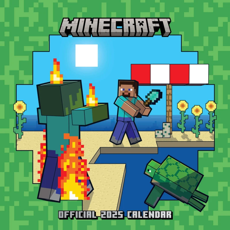 Calendario De Pared 2025 Minecraft 3 Calendario De Pared 2025 Minecraft