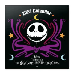 Calendario De Pared 2025 Pesadilla Antes De Navidad Disney