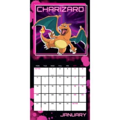 Calendario De Pared 2025 Pokemon -Eric Ventas calendario de pared 2025 pokemon 2