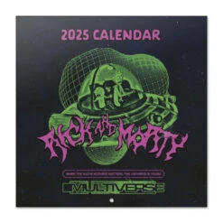 Calendario De Pared 2025 Rick Y Morty