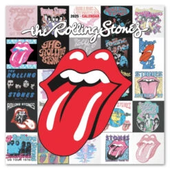 Calendario De Pared 2025 Rolling Stones