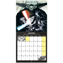 Calendario De Pared 2025 Star Wars -Eric Ventas calendario de pared 2025 star wars 2