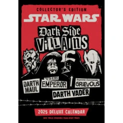 Calendario De Pared 2025 Star Wars A3 Deluxe