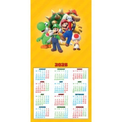 Calendario De Pared 2025 Super Mario -Eric Ventas calendario de pared 2025 super mario 2