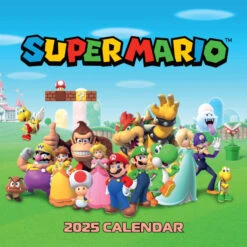 Calendario De Pared 2025 Super Mario