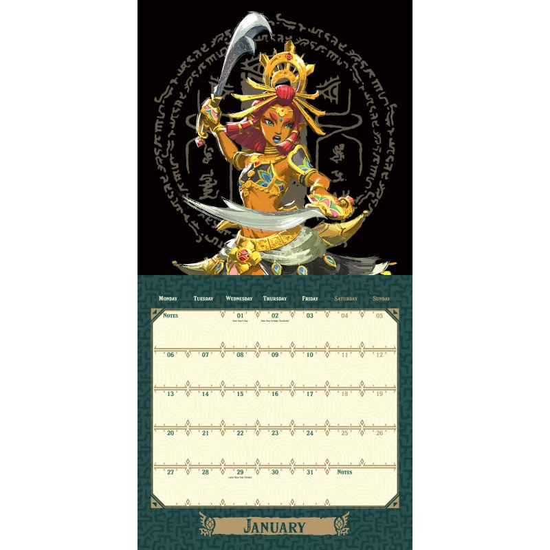 Calendario De Pared 2025 The Legend Of Zelda 5 Calendario De Pared 2025 The Legend Of Zelda - Imagen 3