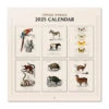 Calendario De Pared 2025 Vintage Animals -Eric Ventas calendario de pared 2025 vintage animals