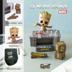 Calendario Perpetuo 3D Groot Marvel -Eric Ventas calendario perpetuo 3d groot marvel 9