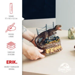 Calendario Perpetuo 3D Jurassic Park T-Rex -Eric Ventas calendario perpetuo 3d jurassic park t rex 8