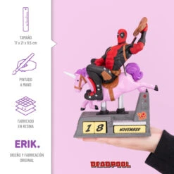 Calendario Perpetuo 3D Marvel Deadpool Erik -Eric Ventas calendario perpetuo 3d marvel deadpool erik 8