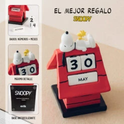 Calendario Perpetuo 3D Snoopy 20 Calendario Perpetuo 3D Snoopy -Eric Ventas calendario perpetuo 3d snoopy 8