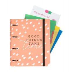 Carpeblock 4 Anillas Glitter Gold Dreams