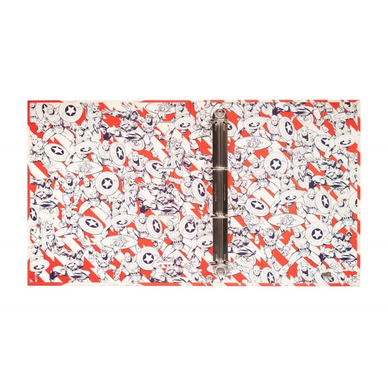 Carpeblock 4 Anillas Premium Marvel Capitán América 4 Carpeblock 4 Anillas Premium Marvel Capitán América - Imagen 2