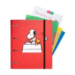 Carpeblock 4 Anillas Snoopy