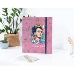Carpeta 2 Anillas Frida Kahlo Viva La Vida -Eric Ventas carpeta 2 anillas frida kahlo viva la vida 2