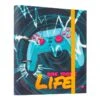 Carpeta 2 Anillas Gamer One More Life -Eric Ventas carpeta 2 anillas gamer one more life