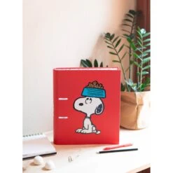 Carpeta 2 Anillas Troquelada Premium Snoopy -Eric Ventas carpeta 2 anillas troquelada premium snoopy 3