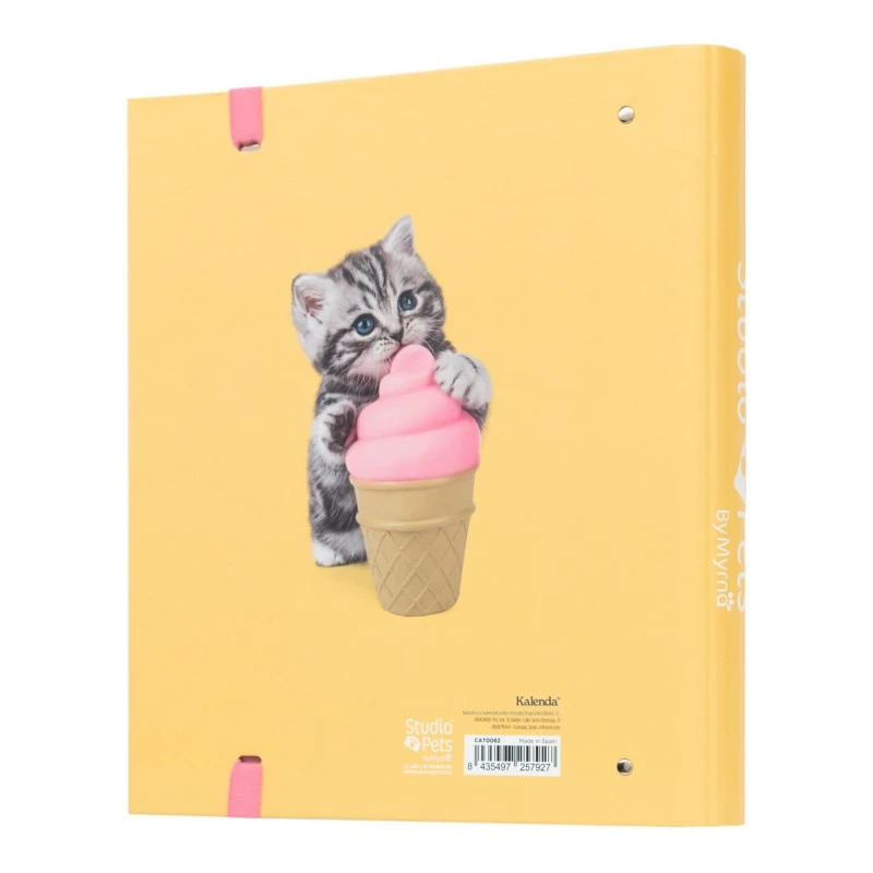 Carpeta 4 Anillas Studio Pets Cat Lovely Kittens 3 Carpeta 4 Anillas Studio Pets Cat Lovely Kittens