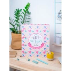 Carpeta 4 Anillas Troquelada Premium Amelie Classic Rosa -Eric Ventas carpeta 4 anillas troquelada premium amelie classic rosa 4