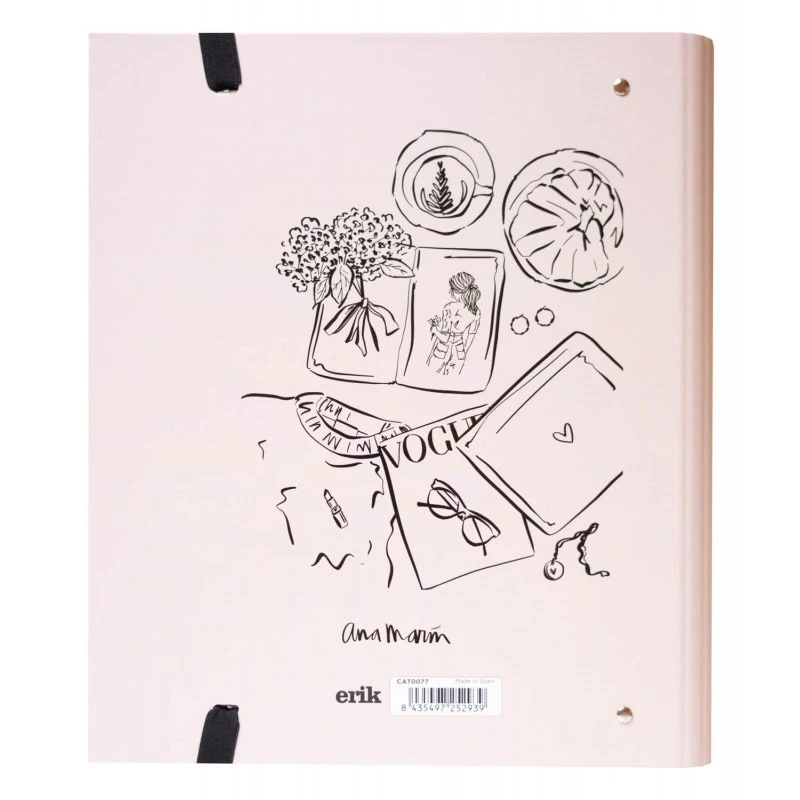 Carpeta 4 Anillas Troquelada Premium Ana Marin 4 Carpeta 4 Anillas Troquelada Premium Ana Marin - Imagen 2