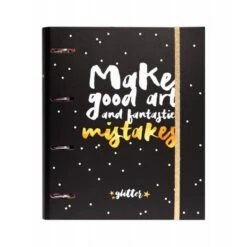 Carpeta 4 Anillas Troquelada Premium Glitter Stars