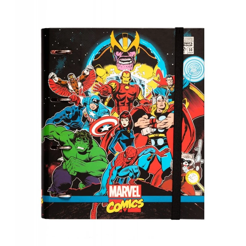 Carpeta 4 Anillas Troquelada Premium Marvel Comics Avengers 3 Carpeta 4 Anillas Troquelada Premium Marvel Comics Avengers