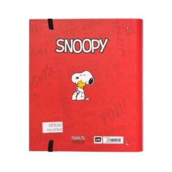 Carpeta 4 Anillas Troquelada Premium Snoopy -Eric Ventas carpeta 4 anillas troquelada premium snoopy 2