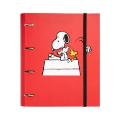 Carpeta 4 Anillas Troquelada Premium Snoopy