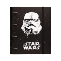 Carpeta 4 Anillas Troquelada Star Wars Classic Trooper