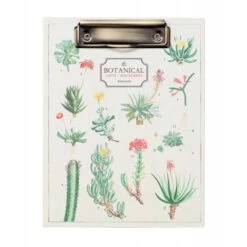 Carpeta A5 Con Pinza Botanical Cacti