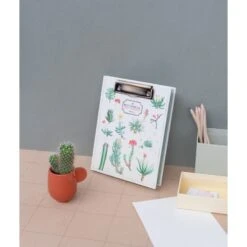 Carpeta A5 Con Pinza Botanical Cacti -Eric Ventas carpeta a5 con pinza botanical cactus 3