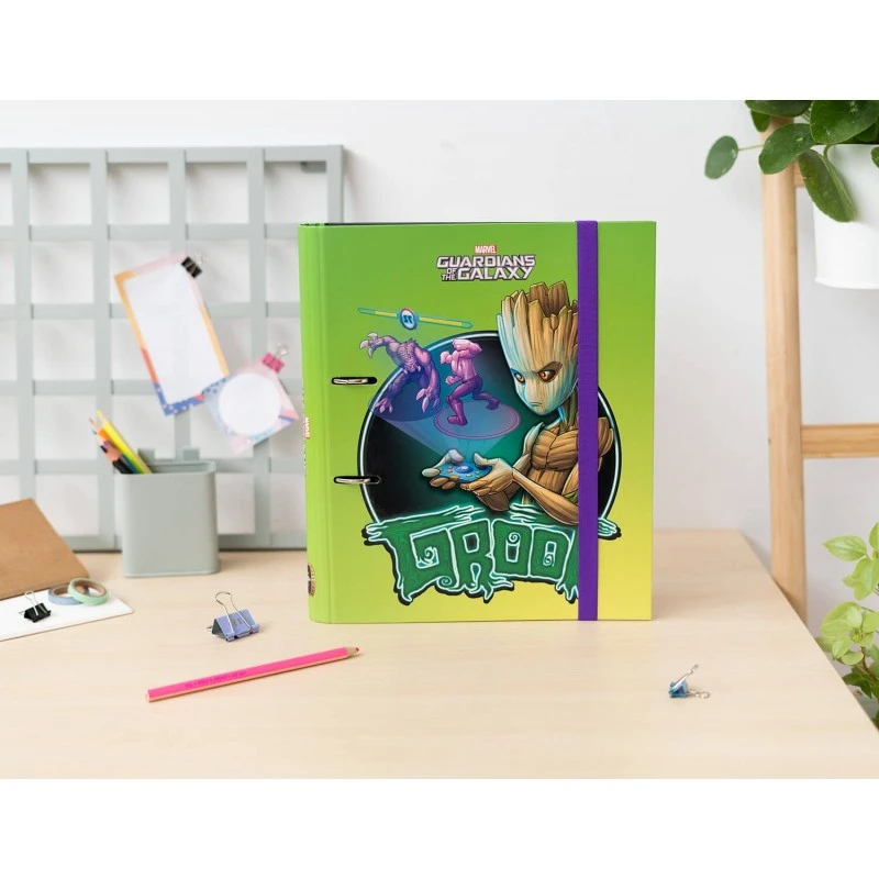 Carpeta Escolar 2 Anillas Groot Marvel 6 Carpeta Escolar 2 Anillas Groot Marvel - Imagen 4