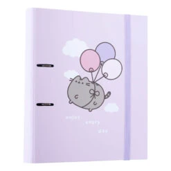 Carpeta Escolar 2 Anillas Pusheen Moments