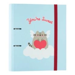 Carpeta Escolar 2 Anillas Pusheen Purrfect Love Collection