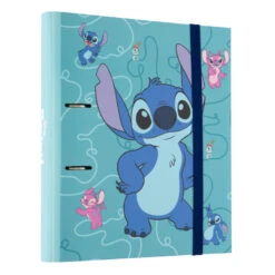 Carpeta Escolar 2 Anillas Stitch Waves Disney