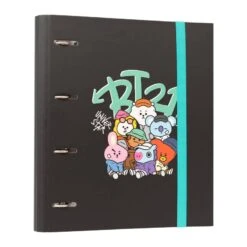Carpeta Escolar 4 Anillas Bt21 Street Mood