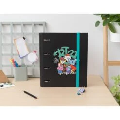 Carpeta Escolar 4 Anillas Bt21 Street Mood -Eric Ventas carpeta escolar 4 anillas bt21 street mood 3