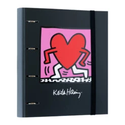 Carpeta Escolar 4 Anillas Keith Haring