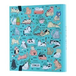 Carpeta Escolar 4 Anillas Meow Meow -Eric Ventas carpeta escolar 4 anillas meow meow 1